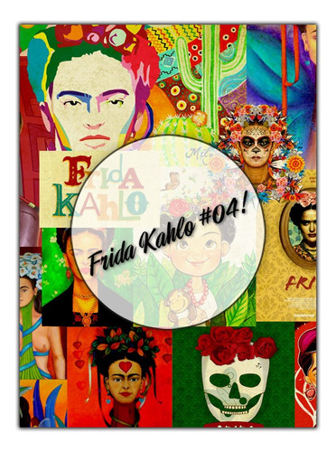 Frida Kahlo #04!  Lámina Decoupage Autoadhesiva 30 X 42 Cm