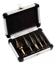 Comprar Set 5 Brocas Escalonadas Acero Hss Brocas Cobalto 50 Tamaños