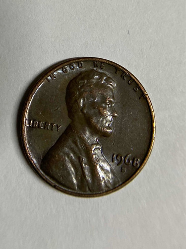 Moneda De Usa De 1 Centavo De 1968 Envio Gratis