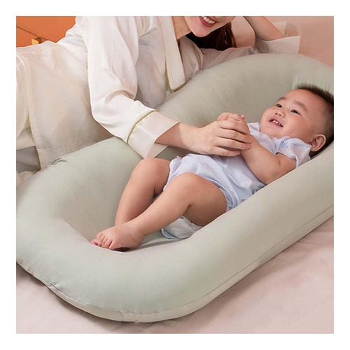 Almohada Para Tumbona De Bebé Nido Suave Transpirable Carame Color Nombre Del Diseño