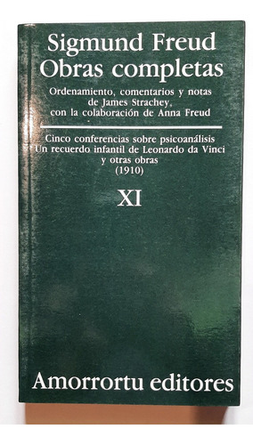Sigmund Freud Obras Completas - Vol. Xi - Amorrortu Editores