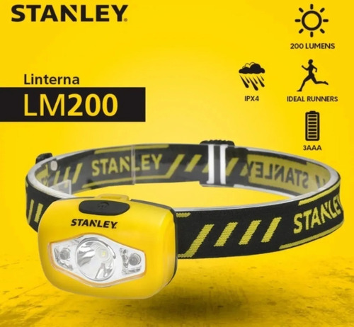 Linterna Minera Frontal Stanley Led 200 Lumens 47309