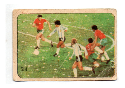 Figurita Maradona Del Album Super Futbol 1979 N° 24