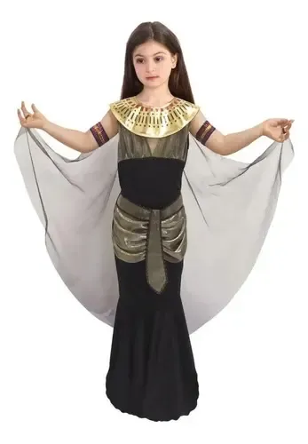 Disfraz Egipcia Infantil - Vestido para Carnaval/Cosplay | Hansel Home Disfraz Egipcia Infantil - Vestido para Carnaval/Cosplay | Hansel Home