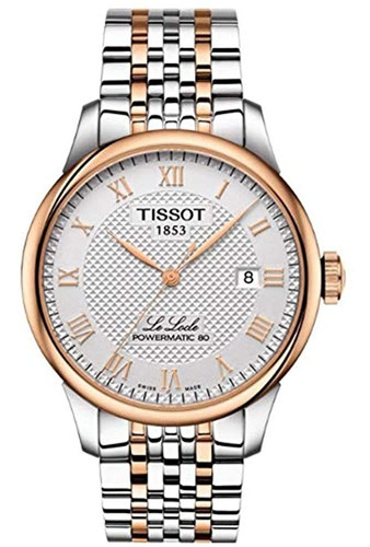 Tissot T-classic Reloj Automático Para Hombre Con Esfera Pla