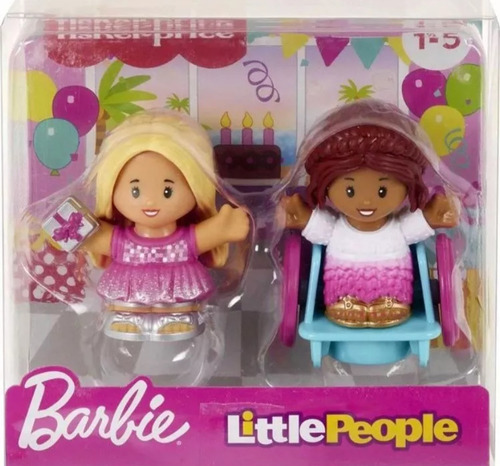 Barbie. Fiesta De Cumpleaños.little People.fisher Price. Imp