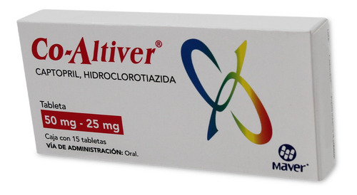 Co-altiver 15 Tabletas 50/25mg