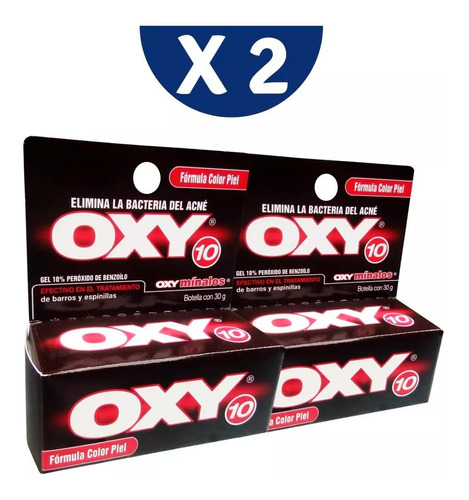 Oxy Color Piel 30 G X 2 (60g). Peróxido De Benzoilo