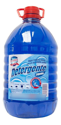 Detergente Líquido Azul Llabres 5 L.
