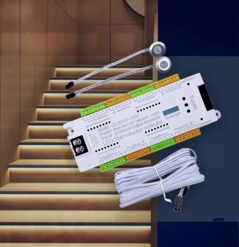 Kit De Iluminacion Para Escalera Con Sensor De Movimiento 