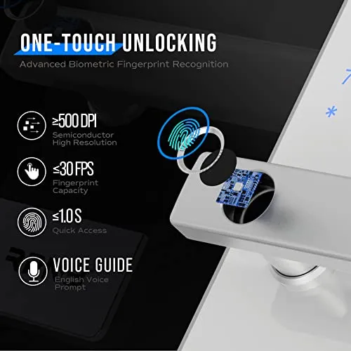 Rpnb Deluxe Home Safe And Lock Box, Smart Touch Screen B