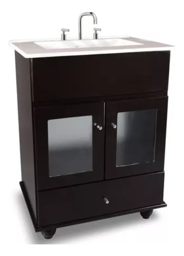 Vanitory Mueble De Baño Maral 60 Wengue - Marmoreo