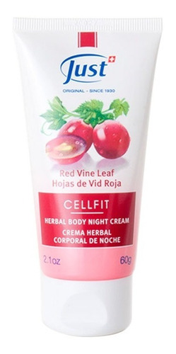Imagen 1 de 8 de Crema Anti Celulitis De Noche Cellfit 60 Gr Swiss Just