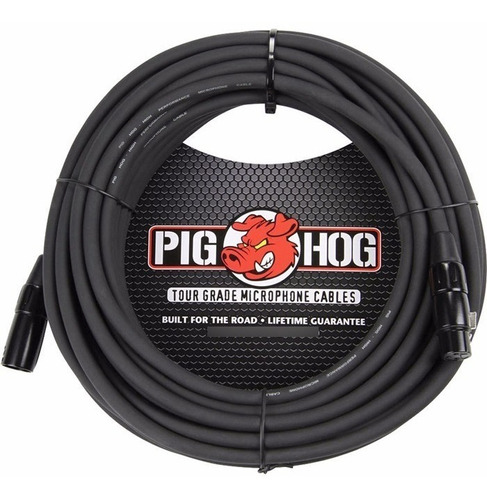 Cable De Micrófono Pig Hog Phm50 De Alto Rendimiento 8mm Xl