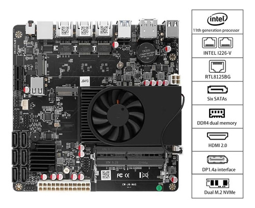 Hkuxzr Celeron J6413 Industrial Frounterne Nas 4 Núcleos 4 H