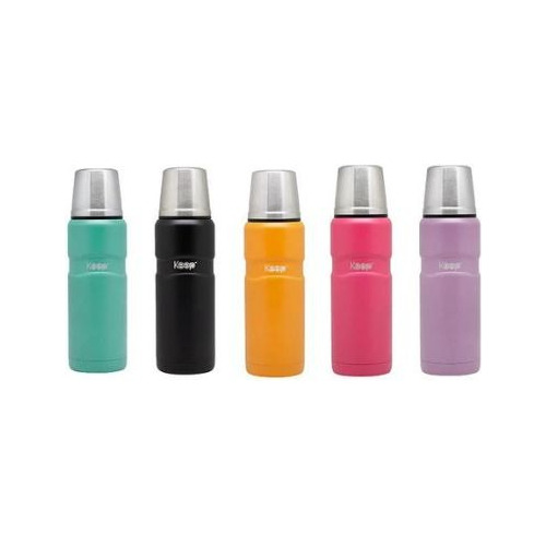  Termo Bala Rubber Acero Inoxidable 500ml Colores Keep