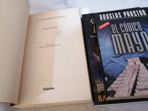 Libro. El Testamento Maya. Steve Alten. +2 Afines Al Tema (Usado)