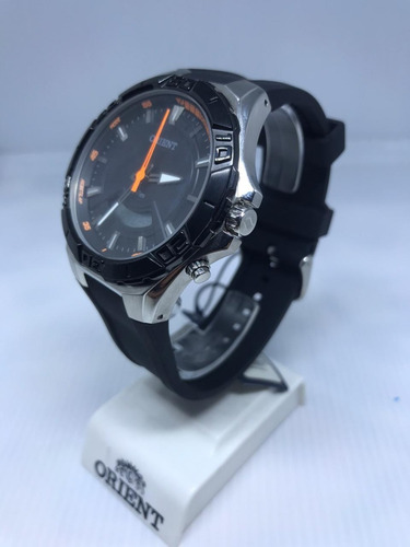 Relógio Orient Masculino Prata E Preto Mbspa030 P1px