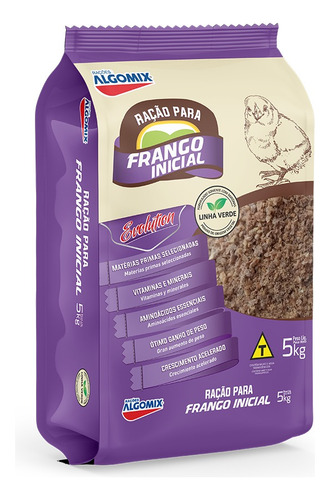 Ração Inicial Para Frangos E Galinhas Poedeiras -algomix 5kg