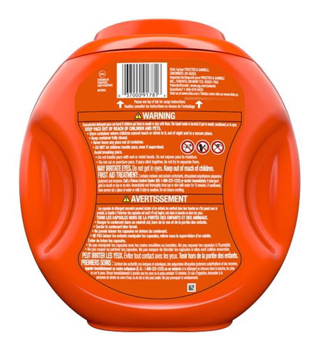 Tide Detergente Capsulas Pods Sm Caja De 4 Envases X 81 Ct