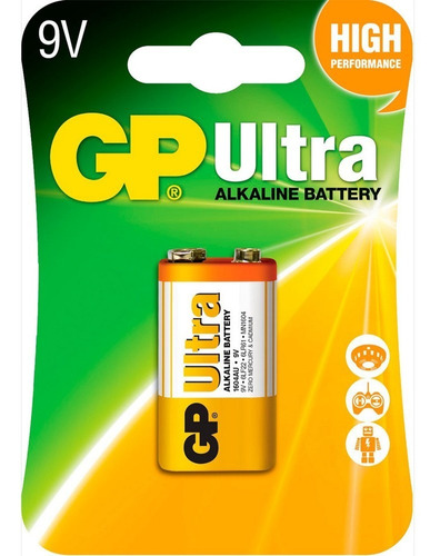 Imagen 1 de 1 de Pilas Gp Ultra Alcalina 9v (blister 1) - 0088 - 10 Unid