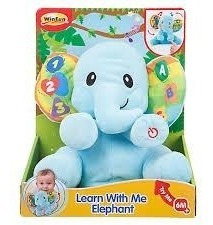 Elefante Interactivo Aprende Conmigo Musical Didactic Winfun