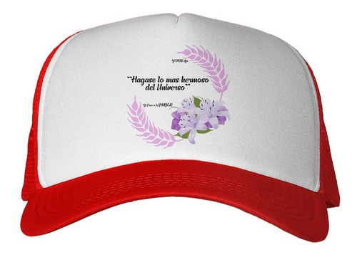 Gorra Frase Dia De La Mujer Flores Woman