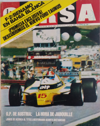 Corsa 742 Formula 1 Gp De Austria 1980,nuevo Ford Taunus