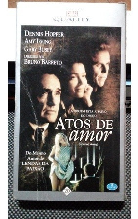 Fita Vhs Atos De Amor - Bruno Barreto - Dennis Hopper