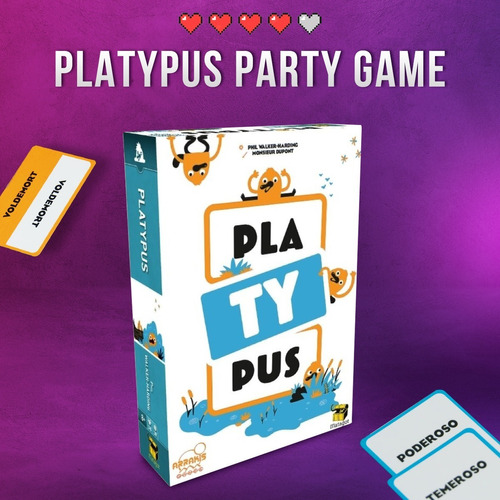 Platypus Party Game - Juego De Mesa En Español