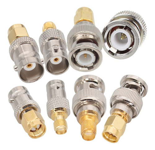 Sma Bnc Kits 3 Juego Rf Adaptador Coaxial Dama Conector