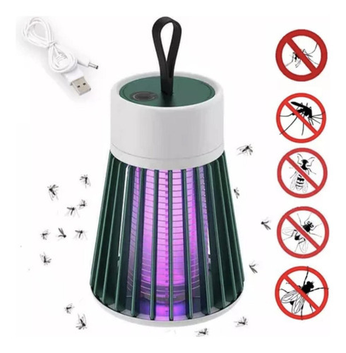 Mata Mosquito Elétrico Insetos Led Usb Recarregável