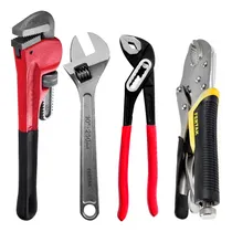 Comprar Kit Chave Inglesa + Alicate Bomba + Grifo + Alicate Pressão