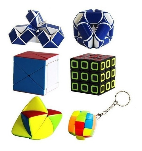 Kit de cubos mágicos con 6 marcos especiales de Cube Mania Club de la serie limitada de colores