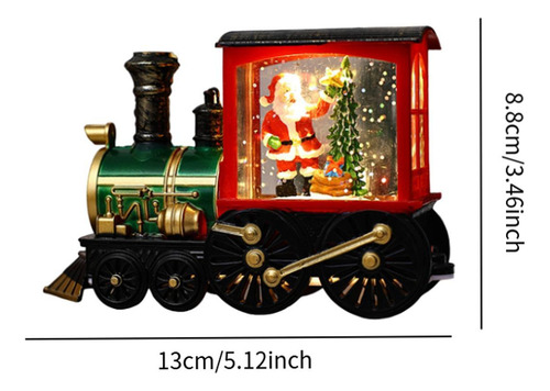 Adorno De Tren Navideño, Regalo De Navidad, Papá Noel Rojo