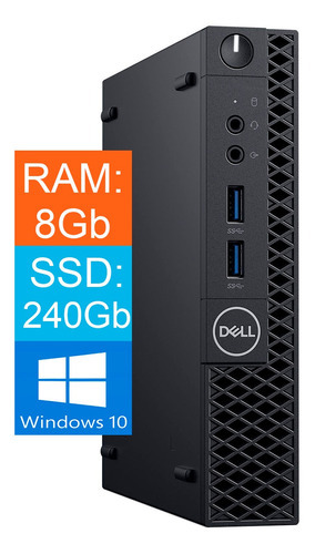 Desktop Mini Dell Core I5 8ª Geração Ddr4 8gb Ssd 240gb Bivolt