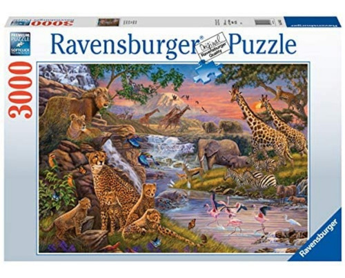 Rompecabezas Ravensburger 3000 Piezas Reino Animal Puzzle 