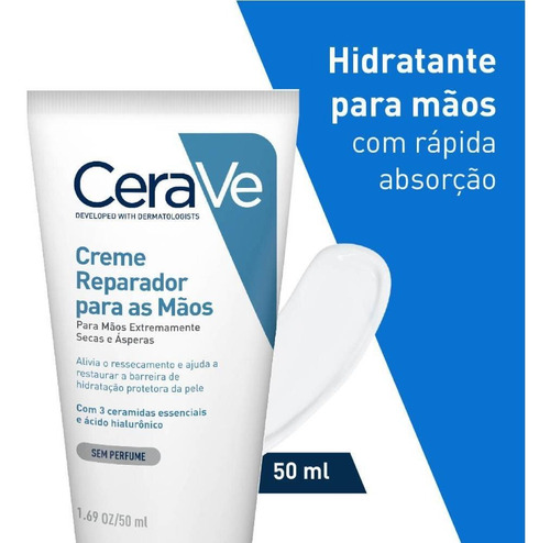 Creme Reparador Para Mãos Cerave 50ml