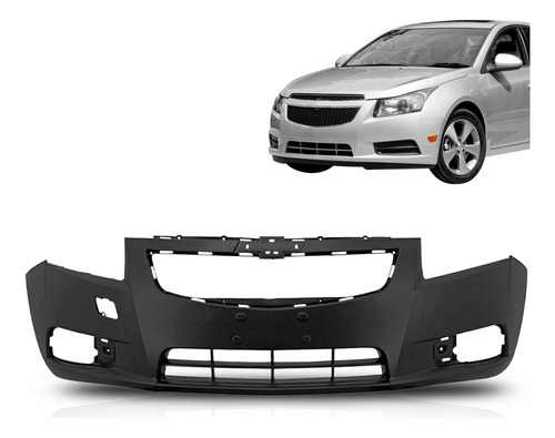 Parachoque Diant Cruze Sedan 2011 2012 2013 2014 Preto Liso