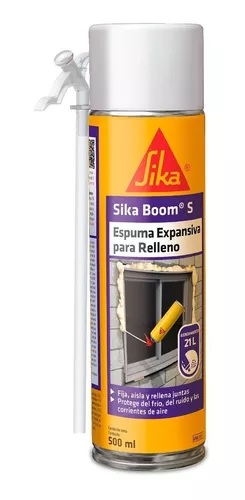 Sika Boom S Espuma Expansiva Aislante De Poliuretano 500 Ml