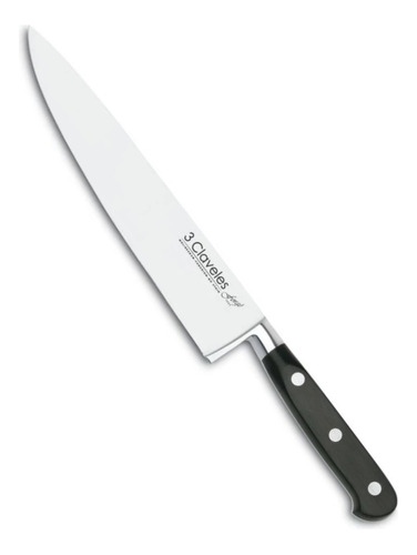 Cuchillo 3 Claveles #1563 Inox Forjad. Calient Cocinero 20cm