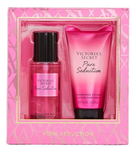 Set Mini Victoria's Secret Crema Y Body Mist Pure Seduction