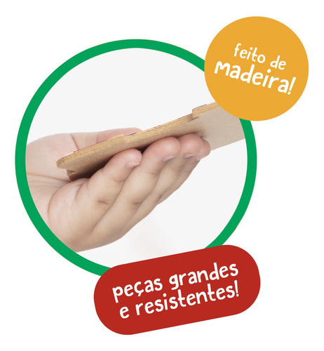 Animais Do Brasil - Jogo De Encaixe - Toyster Brinquedos