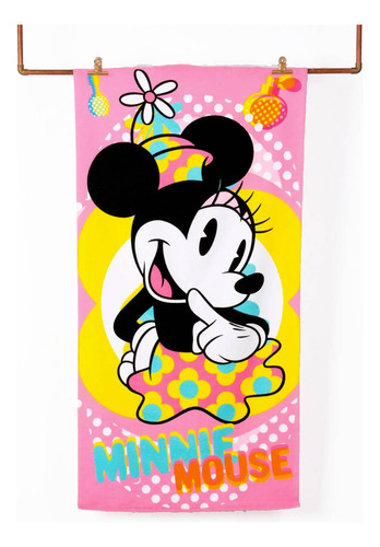 Toalla Microfibra Playa + Bolso Regalo Minnie Dots