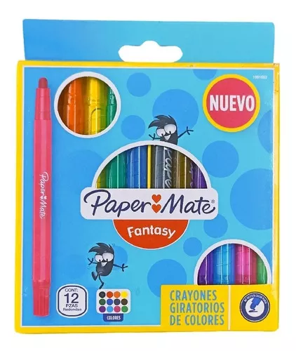 Loisirs créatifs - Boîte de 12 crayons de couleur Paper Mate - Multicolore