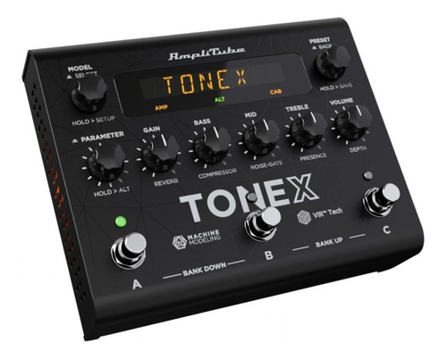 Pedal De Efecto Ik Multimedia Tonex  Negro