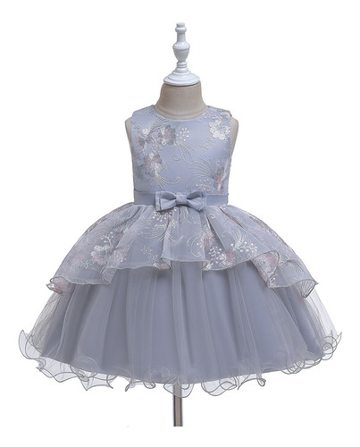 1-5years Vestido De Princesa Rosa Elegante Fiesta De Cumplea