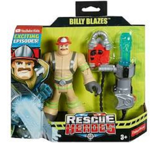 Rescue Heroes Pack 4 Figuras Fisher Price Original