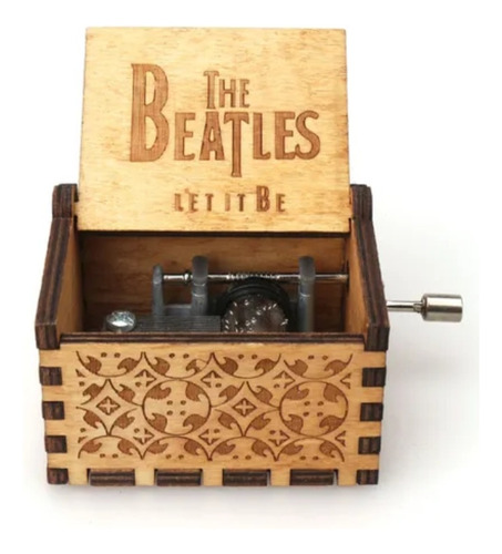 Caja Musical Los The Beatles En Caja Blanca