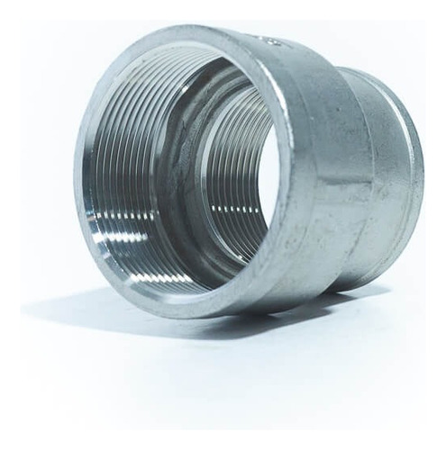 Luva De Redução Aço Inox 304 Rosca Bsp Ø 2.1/2 X 2